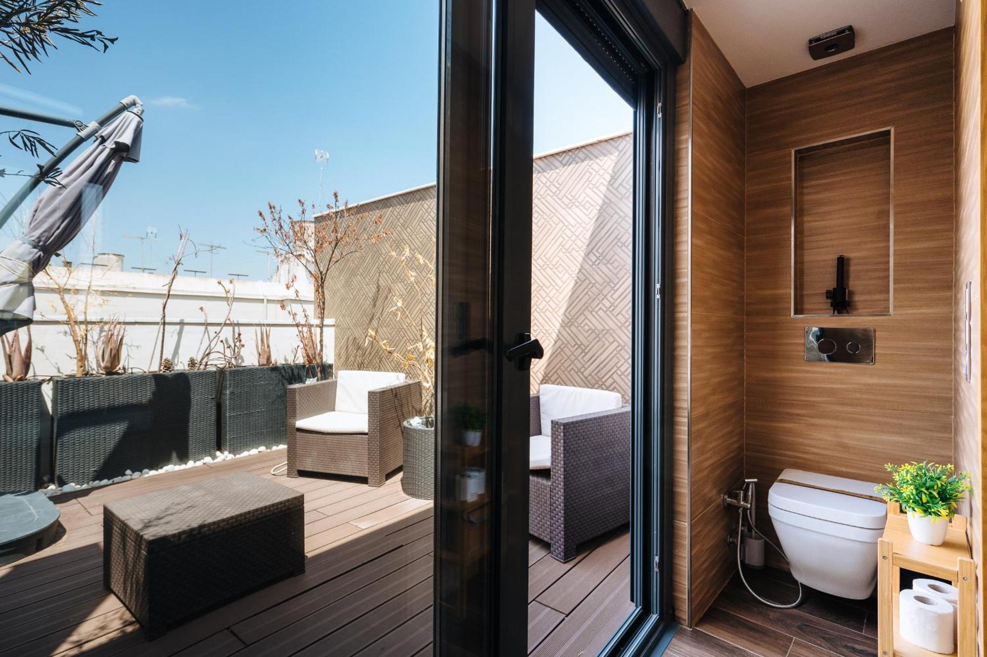 Elegant Duplex 3 Master Bedrooms And Private Sevilla Kültér fotó